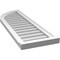 Ekena Millwork Quarter Round Top Left Surface Mount PVC Gable Vent w/ 2"W x 2"P Brickmould Sill Frame, 14"W x 42"H GVPQL14X4203SN - alternate 4